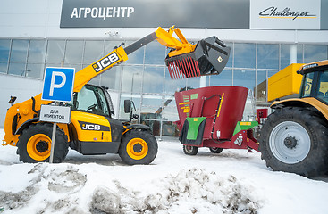 Image showing Agricultural wheel loader. Tyumen. Russia