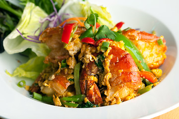 Image showing Thai Jumbo Shrimp Salad