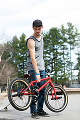 Image showing BMX Bike Rider