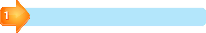 Image showing Arrow List One blank business diagram illustration