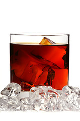 Image showing whiskey on rocks