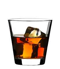 Image showing whiskey on rocks