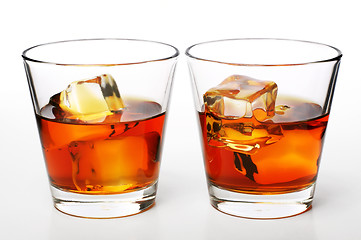 Image showing whiskey on rocks