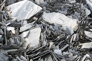 Image showing Slate at the Norwegian Coast