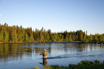 Image showing Fly Fishing