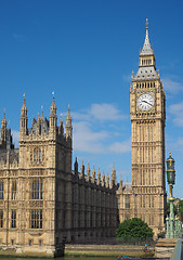 Image showing Houses of Parliament in London