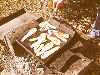 Image showing Retro looking Barbecue