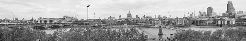 Image showing Black and white View of London