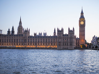 Image showing Houses of Parliament in London