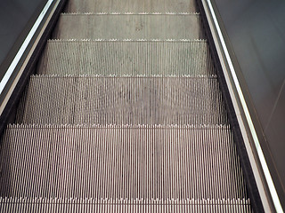 Image showing Escalator stair