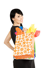 Image showing Shopping woman