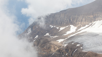 Image showing Close view of a glacier