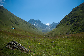 Image showing Hiking in Georgia Mountain