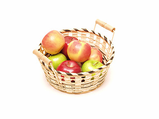 Image showing Apples in a basket