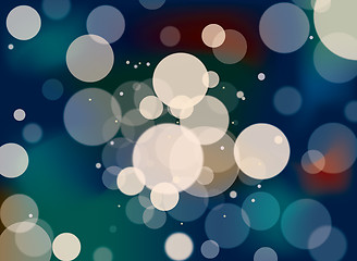 Image showing bubble blur blue