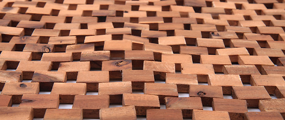 Image showing wooden cubes texture