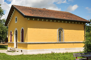 Image showing Romantic sluice house Franconia