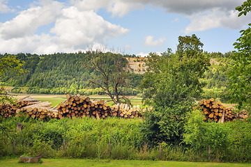 Image showing Romantic landscape Franconia