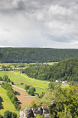 Image showing Romantic landscape Franconia