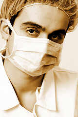 Image showing Portrait of a young doctor.