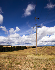 Image showing column in the field  