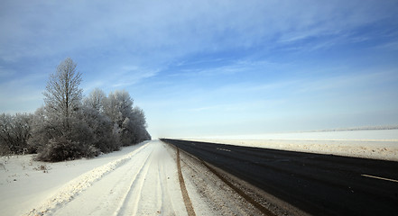 Image showing asphalted road  