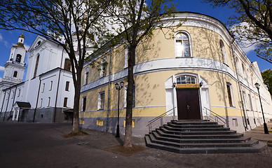 Image showing entrance in orthodox church  