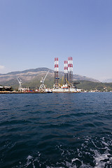 Image showing seaport  