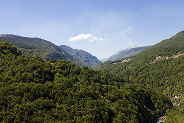 Image showing mountain district  