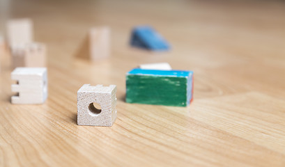 Image showing Wooden Cubes