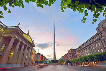 Image showing Dublin, Ireland center symbol - spire