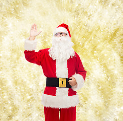 Image showing man in costume of santa claus