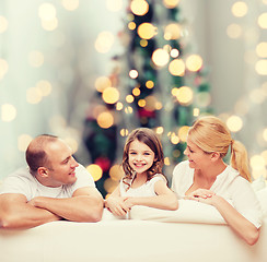 Image showing happy family at home