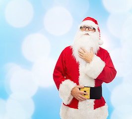 Image showing man in costume of santa claus