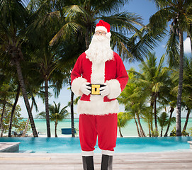 Image showing man in costume of santa claus