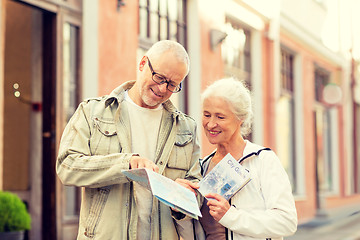 Image showing senior couple on city street