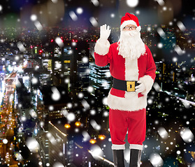 Image showing man in costume of santa claus