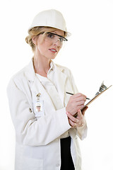 Image showing Lady science engineer