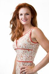 Image showing Beautiful red head