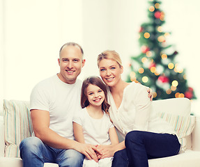 Image showing happy family at home