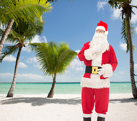 Image showing man in costume of santa claus