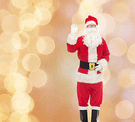 Image showing man in costume of santa claus