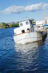 Image showing sinking boat