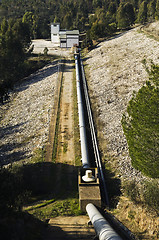 Image showing Water lift station