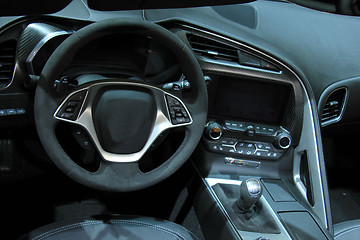 Image showing Modern car interior