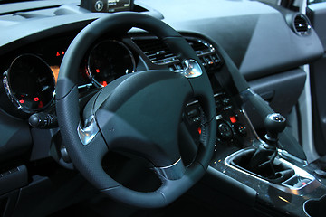 Image showing Modern car interior