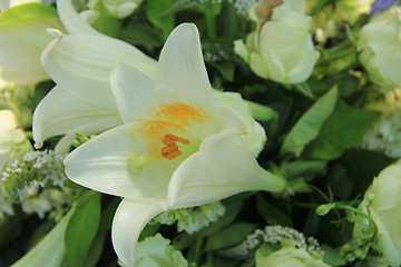 Image showing Tiger Lily wedding arrangement