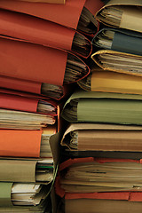 Image showing Pile of files