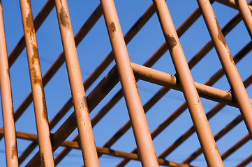 Image showing Red cage