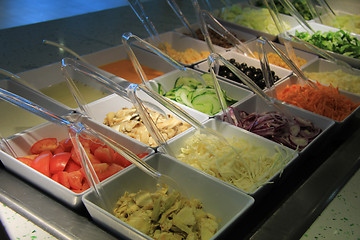 Image showing salad buffet